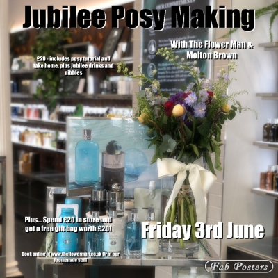 Jubilee posy making