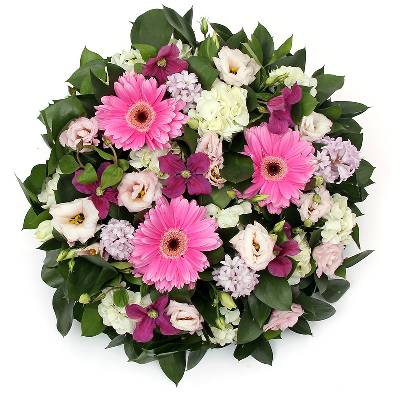 Pink and White Posy Pad