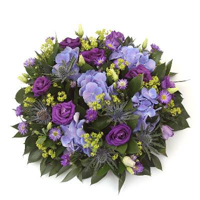 Blue and Purple Posy Pad