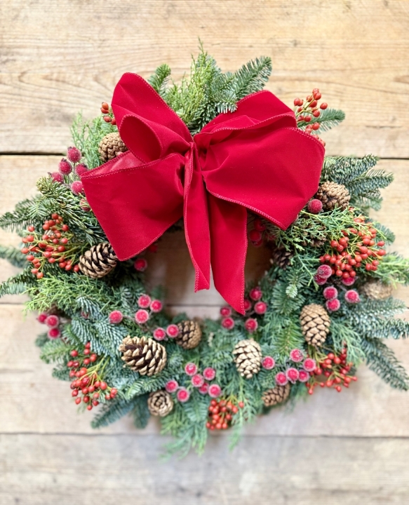 Classic Pine and Berry Wreath