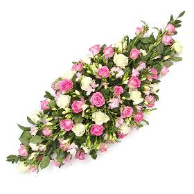 Double Ended Pink Casket Spray